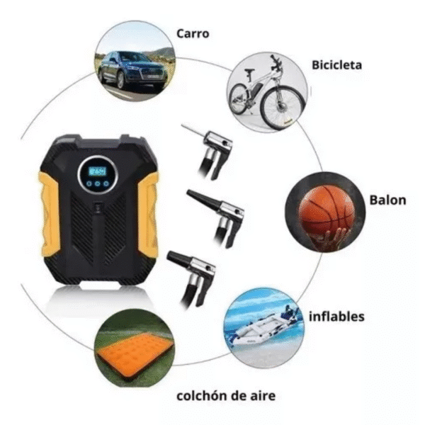 Compresor De Aire Portátil Multiusos