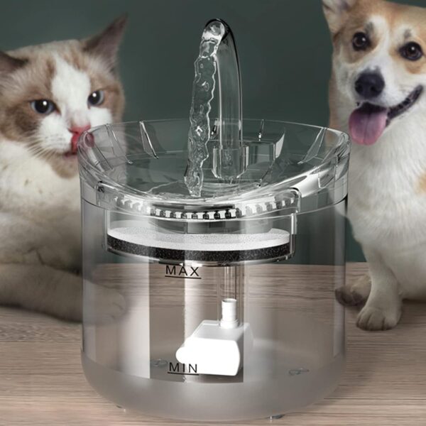 Fuente de Agua para Gatos y Mascotas.
