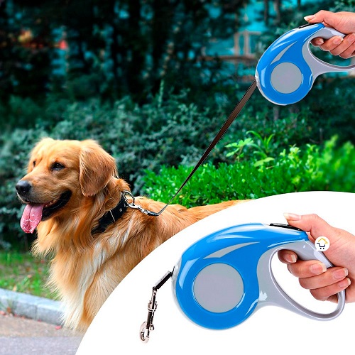 Correa 5 mts. Extensible de Alta Resistencia para Perros.